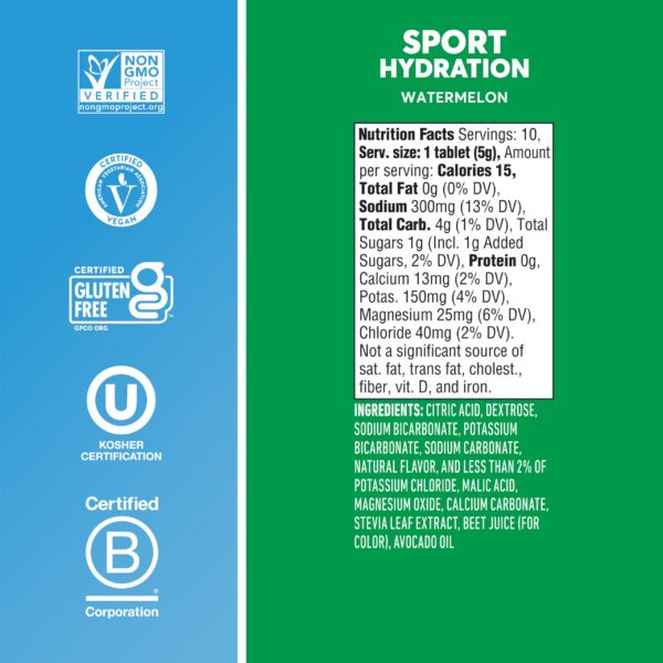 Tubos portables de Nuun Sport