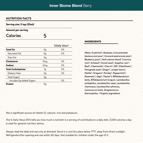 Nuzest Inner Biome Blend con 8 cepas probióticas activas