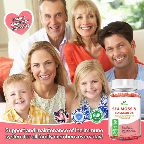 Gomitas Sea Moss OALSE en empaque