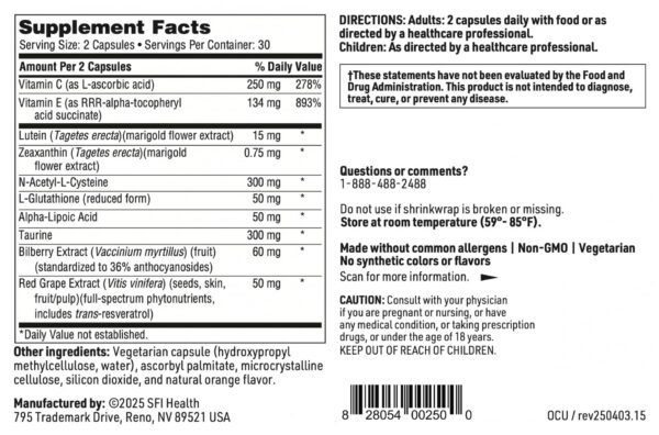 Version 1.0.0 Empaque delantero y etiqueta