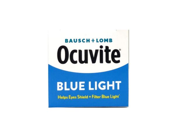 Etiqueta de envase Ocuvite Blue Light