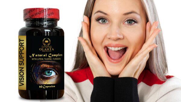 Vista lateral de suplemento Vision Support