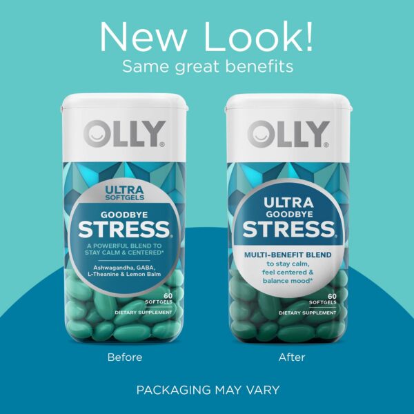 Version 1.0.0 OLLY cápsulas blandas con Ashwagandha y L-Teanina