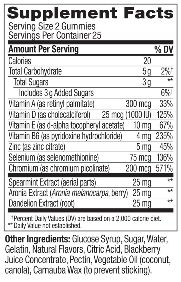 Frasco de gomitas en talla
