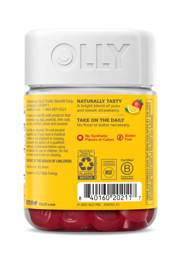 Version 1.0.0 OLLY Berry Yuzu branding y logo