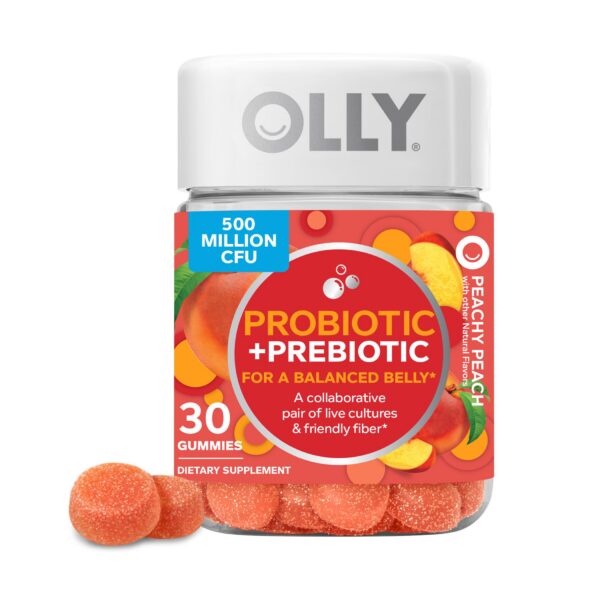 Version 1.0.0 OLLY Probiotic + Prebiotic Gummy close-up