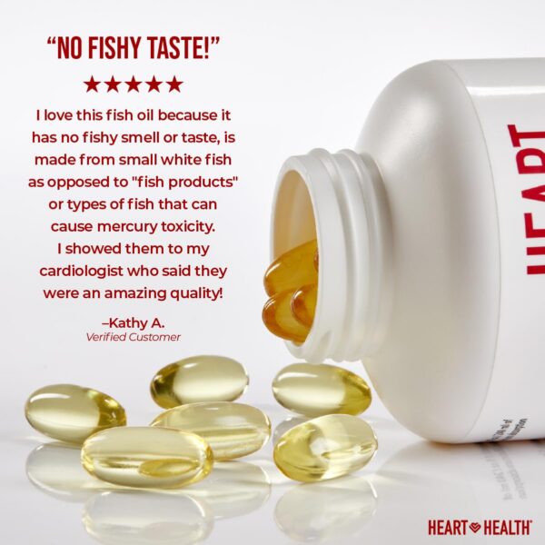 Cápsulas de aceite de pescado en frasco