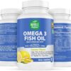 Conjunto de frascos de Omega-3