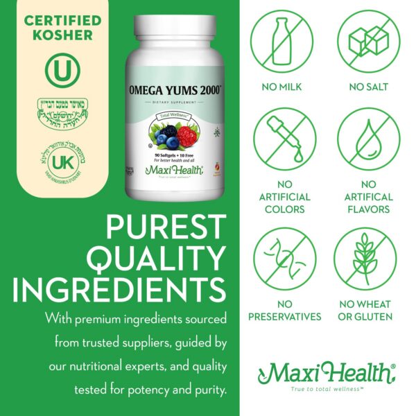 Etiqueta de ingredientes omega 3