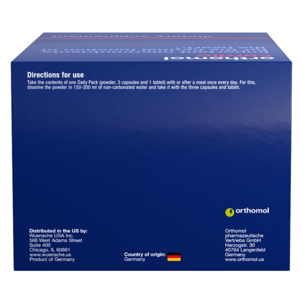 Omega-3 en Orthomol Cardio para el corazón