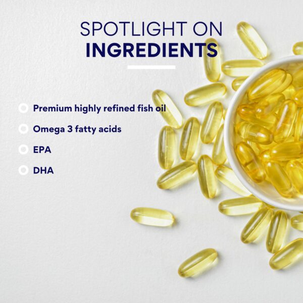 Version 1.0.0 Cápsulas Omega-3 Research Verified en primer plano