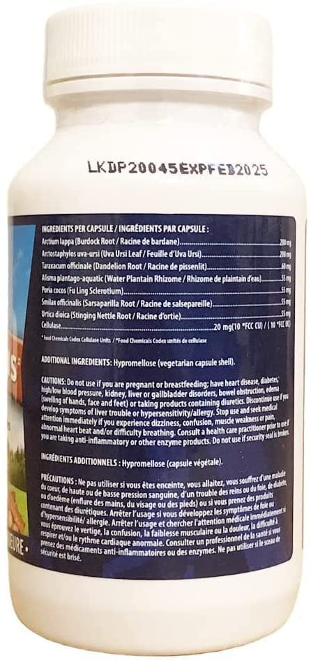 Sección de ingredientes en la etiqueta