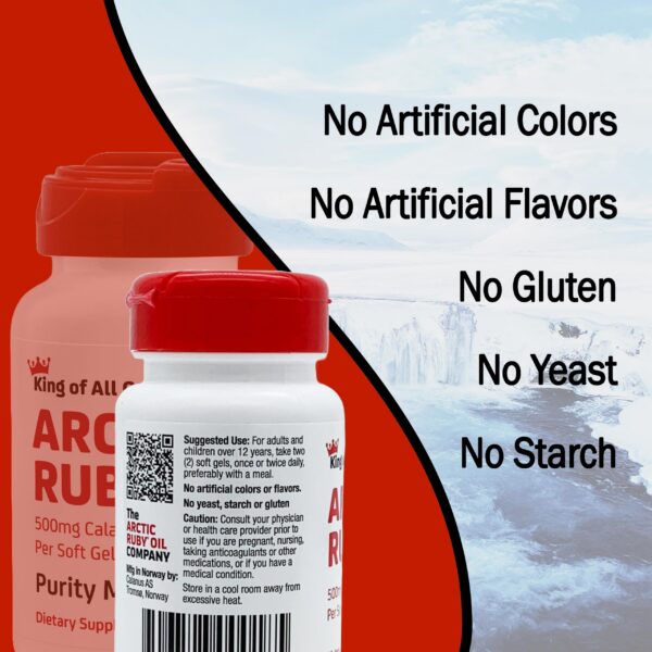 Version 1.0.0 Omega 3 y astaxantina natural Arctic Ruby Oil suplemento