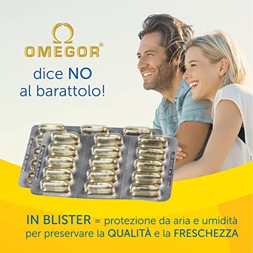 Omega-3 OMEGOR Vitality con alta pureza y sin metales pesados
