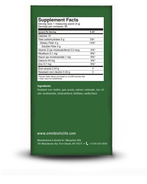 OMNi BiOTiC Omni-Logic ingredientes prebióticos para inmunidad