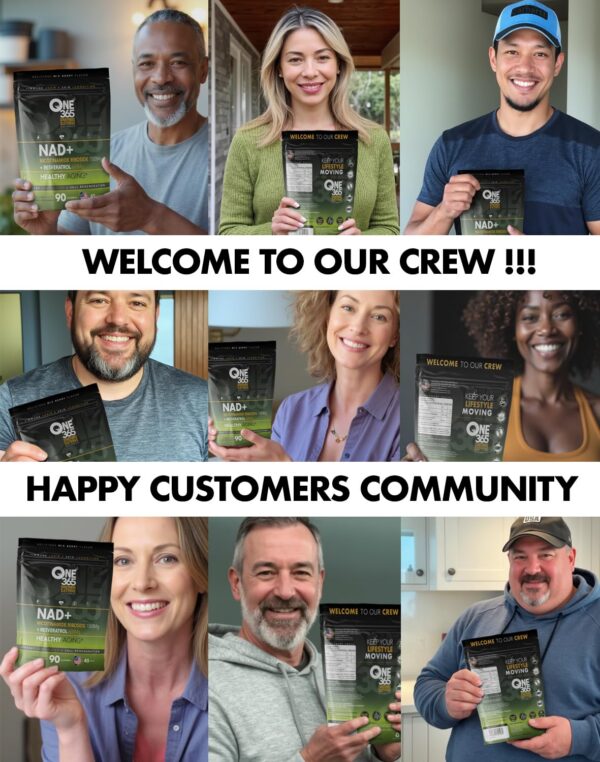 Vista lateral del envase NAD Gomitas