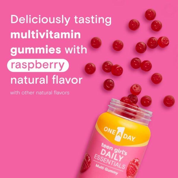 Gomitas One A Day Teen Girl sabor frambuesa