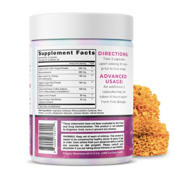 Ingredientes en etiqueta One Sol