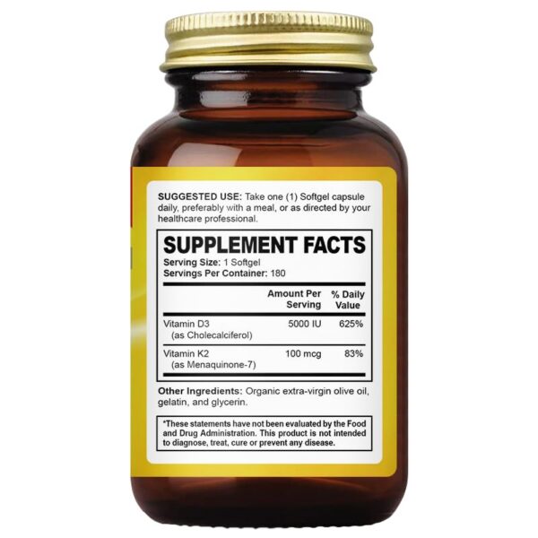 oppuland suplemento vitamina d3 y k2 para huesos sanos