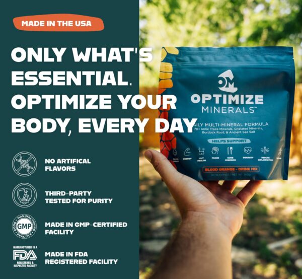 Muestra de ingrediente en envase