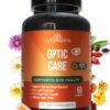 Version 1.0.0 Vista lateral de la caja de Optic Care Eye Vitamins