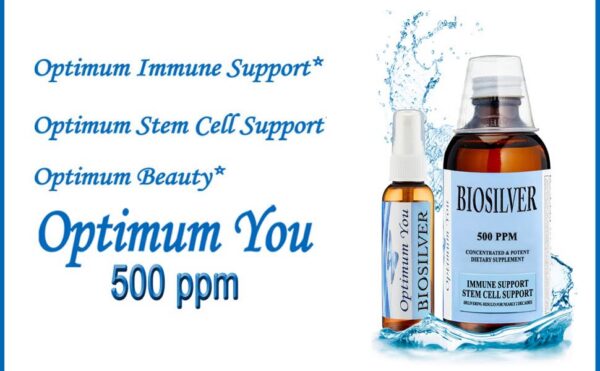 Frasco de 8 oz BIOSILVER con spray