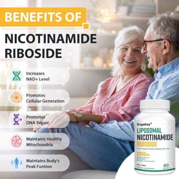 Contenido del frasco Orgabay liposomal nicotinamide riboside