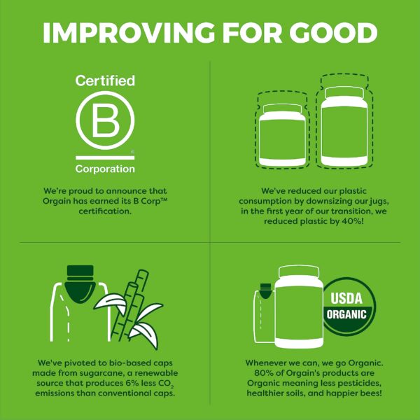 Orgain whey protein servido en batido