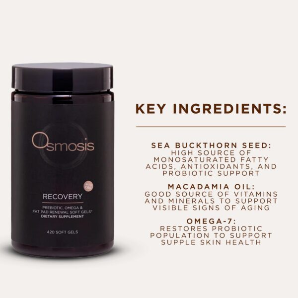 Etiqueta nutricional Osmosis Recovery