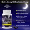 Pack 2 botes melatonina 60mg cápsulas Fogoro para dormir mejor