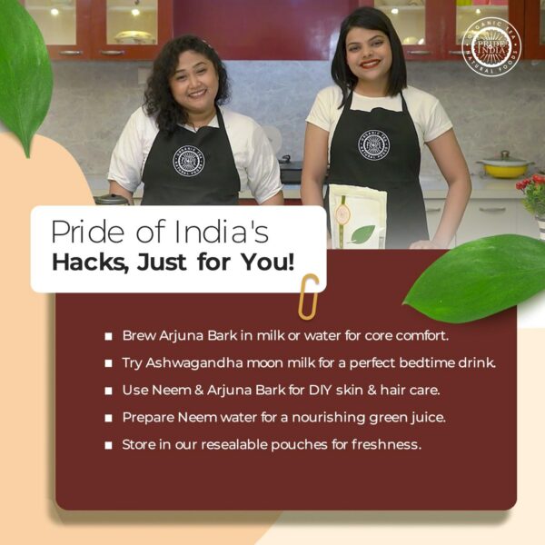 Pack ayurvédico natural sin gluten Pride Of India