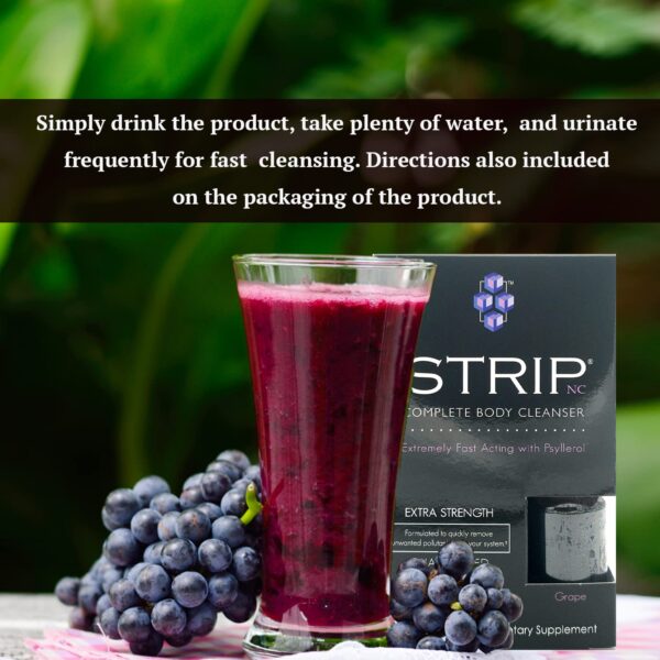 Pack bebida 1 oz detox herbal Wellgenix sabor uva