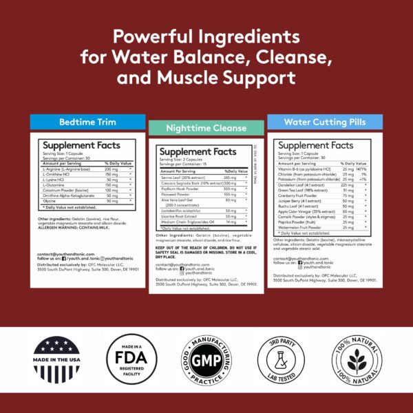 Version 1.0.0 Pack detox Youth & Tonic con limpieza de colon efectivo