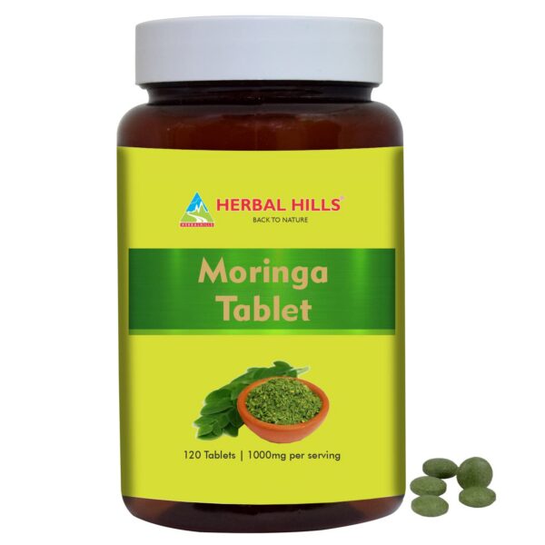 Pack HERBAL HILLS Neem hoja polvo y Moringa tabletas 2