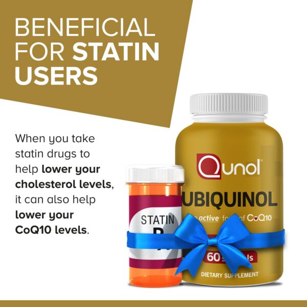 Empaque y frasco de Qunol Ubiquinol