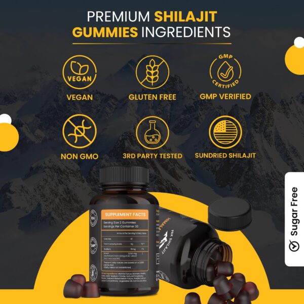 Gomitas PakShilajit usado diario y sabor