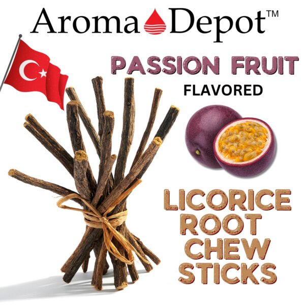 Palitos masticables de raíz de regaliz con sabor a fresa Aroma Depot