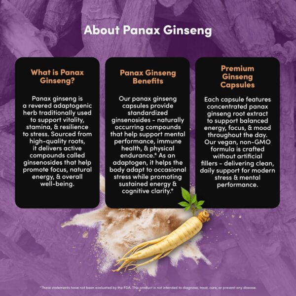 Caja externa de Vital Peak Panax Ginseng Peak