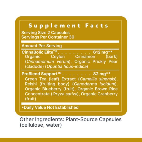 Ingredientes botánicos de la fórmula