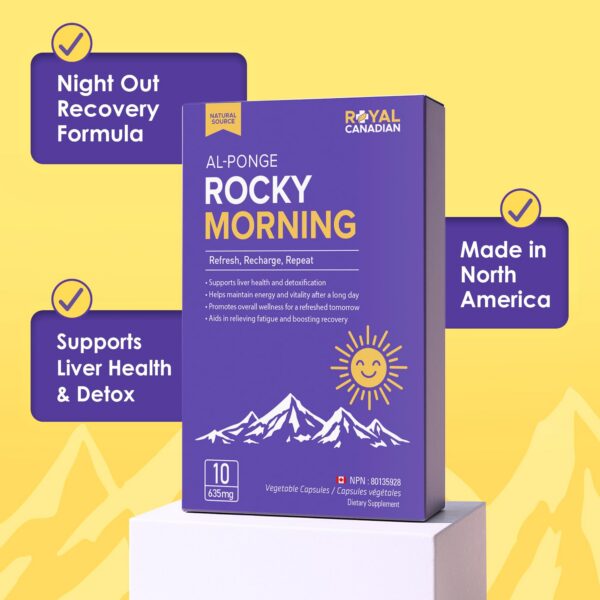 Paquete de 10 cápsulas cardo mariano ROCKY MORNING