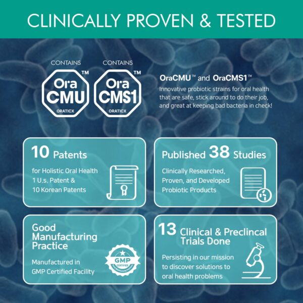 Paquete 2 probióticos dentales OraTicx niños anti-caries