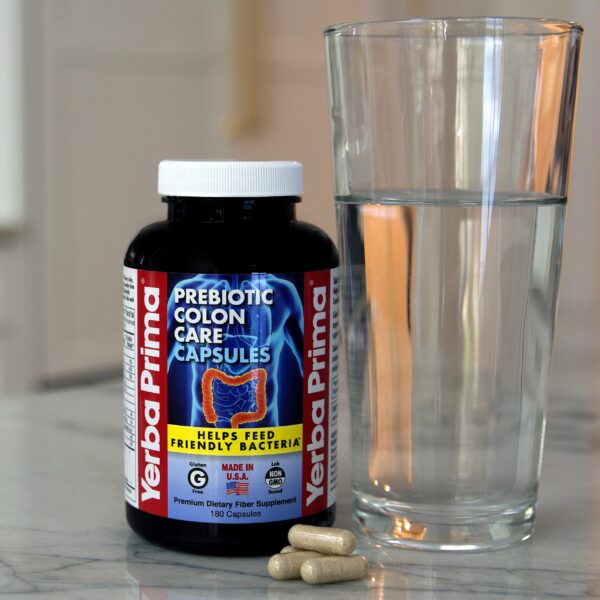 Paquete 2 suplementos Yerba Prima prebiótico colon saludable