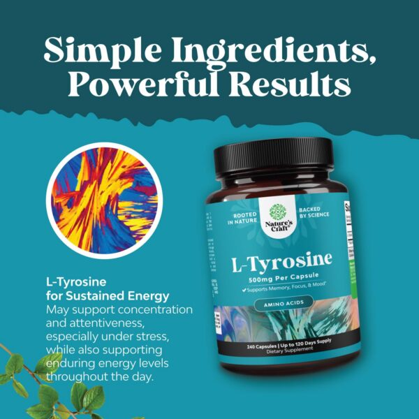 Paquete de 240 porciones Free Form L Tyrosine