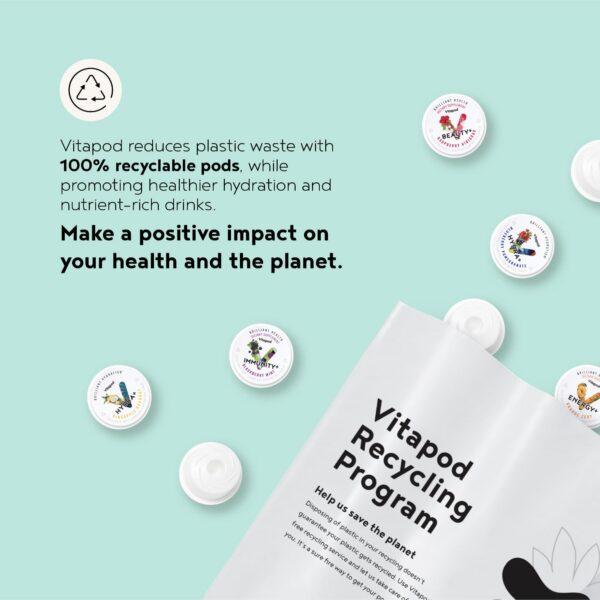 Paquete de 30 cápsulas Vitapod Immunity+ para bienestar diario