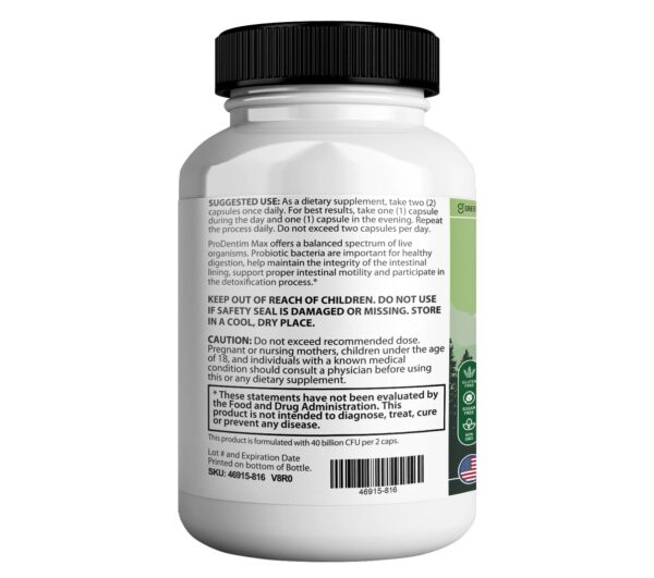 Version 1.0.0 Paquete de 30 días de suplemento probiótico GREENVIFY