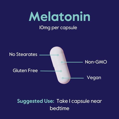 Paquete de 360 cápsulas melatonina sin aditivos