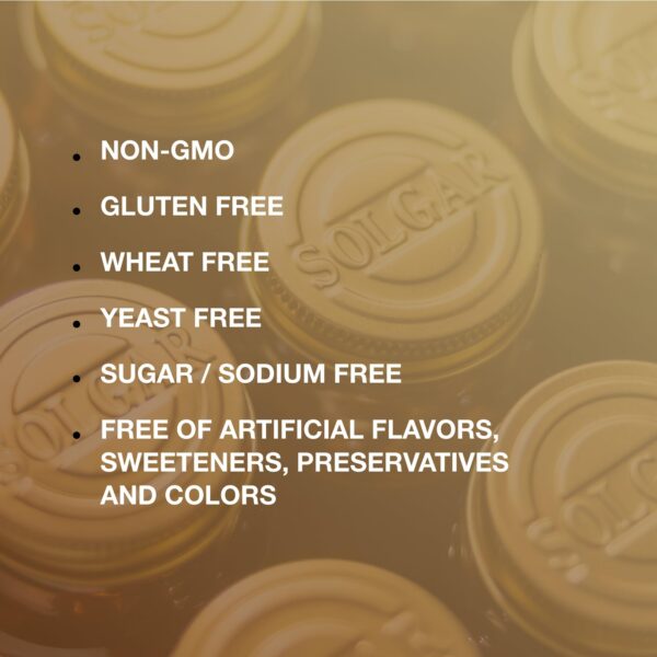 Etiqueta de ingredientes Solgar Vitamina K2 MK-7