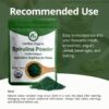 Paquete de 454g polvo orgánico Spirulina Aimgrow saludable
