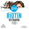 Paquete de 90 cápsulas vegetales de biotina Portions Master