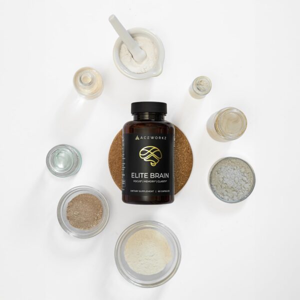 Paquete Aceworkz Elite Brain suplemento nootrópico